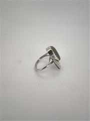 Bisbee Turquoise Unisex Silver & Stone Ring 925 Silver 5.82g
